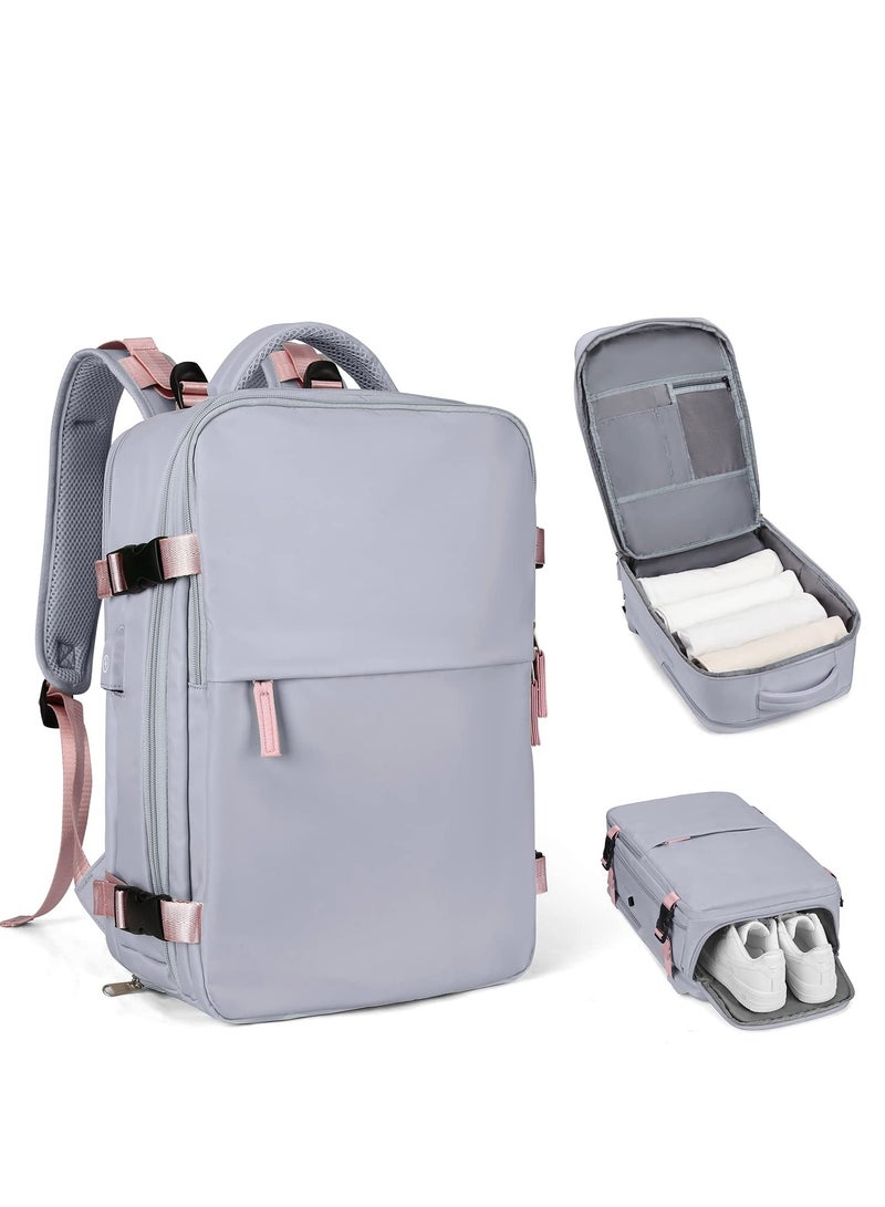 KASTWAVE Travel Backpack,Flight Approved Carry On Backpack for International Travel Bag, Water Resistant Durable 15.6” Laptop Backpacks,Large Daypack Business Weekender Luggage Backpack for Men Women - Image 1