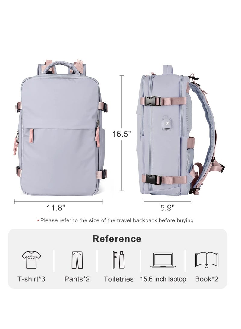 KASTWAVE Travel Backpack,Flight Approved Carry On Backpack for International Travel Bag, Water Resistant Durable 15.6” Laptop Backpacks,Large Daypack Business Weekender Luggage Backpack for Men Women - Image 5