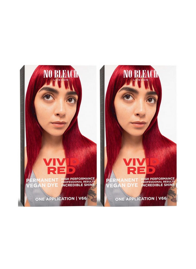 BLEACH LONDON BLEACH LONDON Vivid Red Permanent Kit Duo 