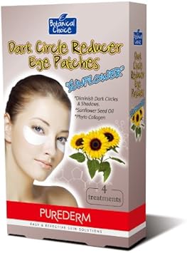 Purederm Dark Circle Reducer Eye Patches SUNFLOWER 4 treatments - Image 3