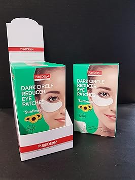 Purederm Dark Circle Reducer Eye Patches SUNFLOWER 4 treatments - Image 4