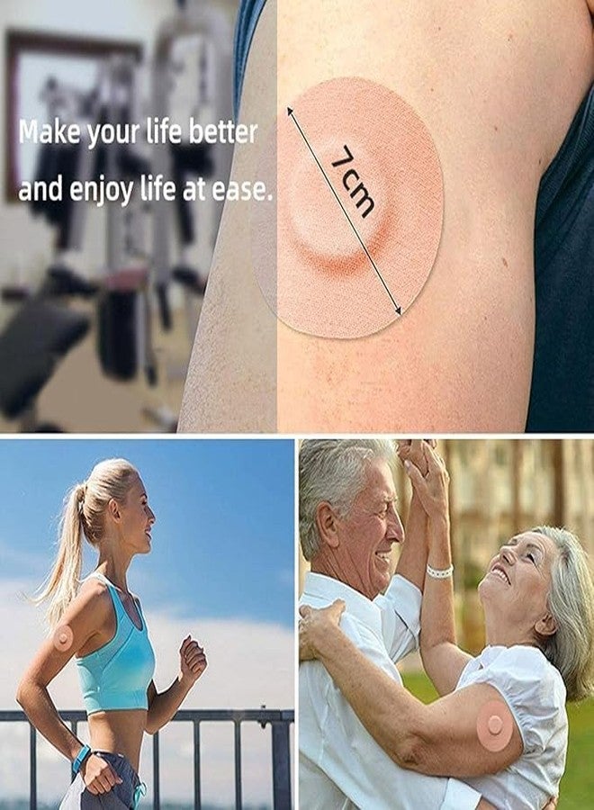 VALUEVIBES Waterproof Adhesive Patches - Round, Nonslip & Breathable Sensor Covers for Outdoor & Sports Use (30PCS) - Image 3