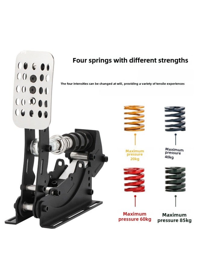 Racing Simulator Pedal Weighing Pressure Sensor Game Direct Drive Steering Wheel Domestic HE Hydraulic Pedal-Product Color:Clutch-color Matching  - Image 5