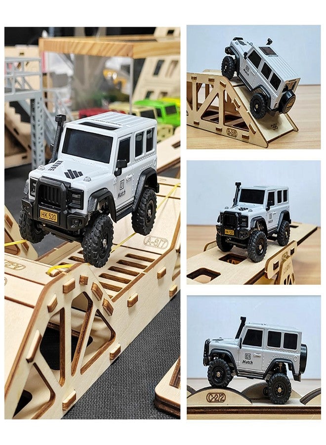 RunCam LDARC RC Crawler Obstacle Course: Climbing Kit with Canopy, Teeter Totter, Ramps, Rolling Roads for X43 Crawler/M58 Buggy RC Crawlers RC Cars - Image 4