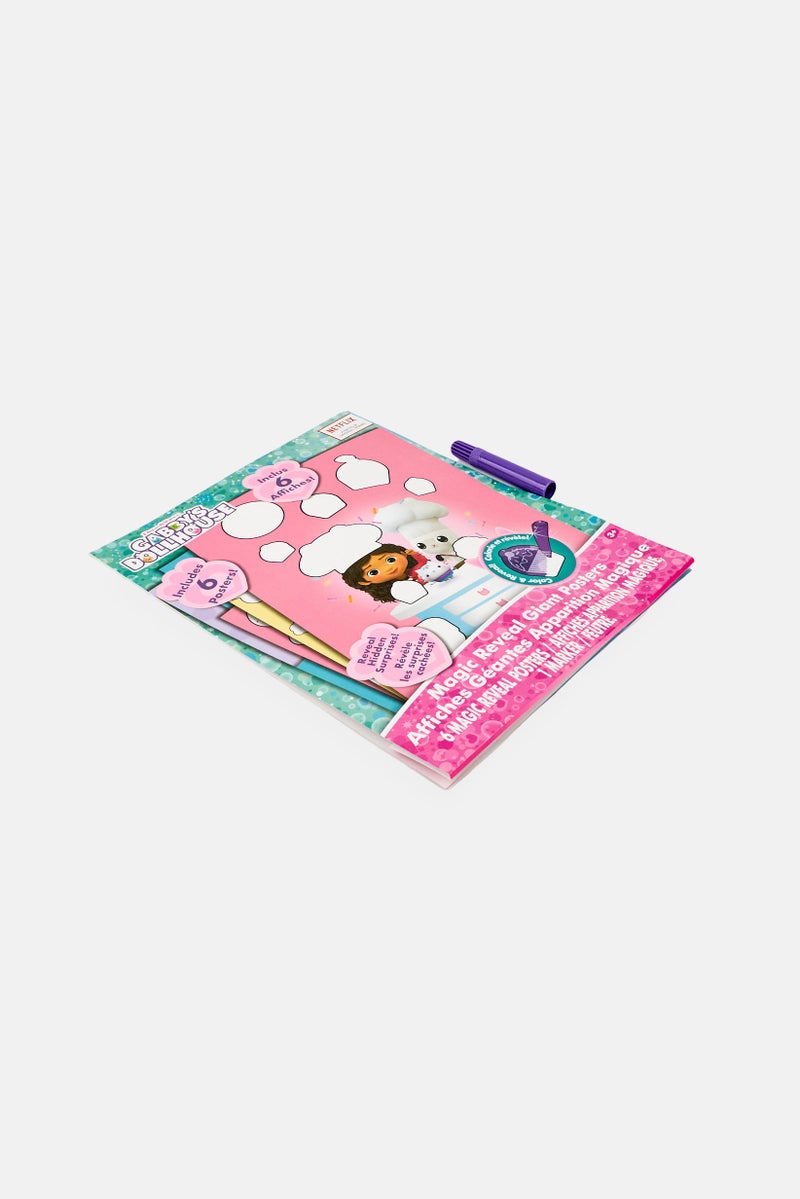 Danawares 7 Pcs DreamWorks Gabbys Dollhouse Magic Reveal Giant Posters - Image 2