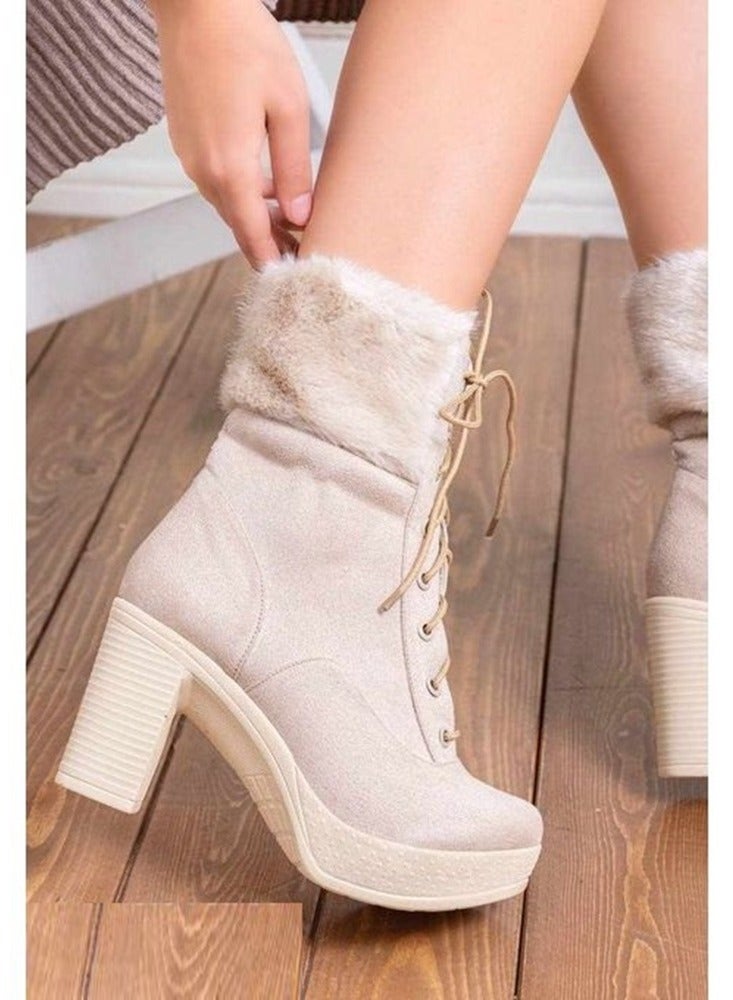 LIFESTYLISH Ankle Boot R-11 Suede - Beige  - Image 2
