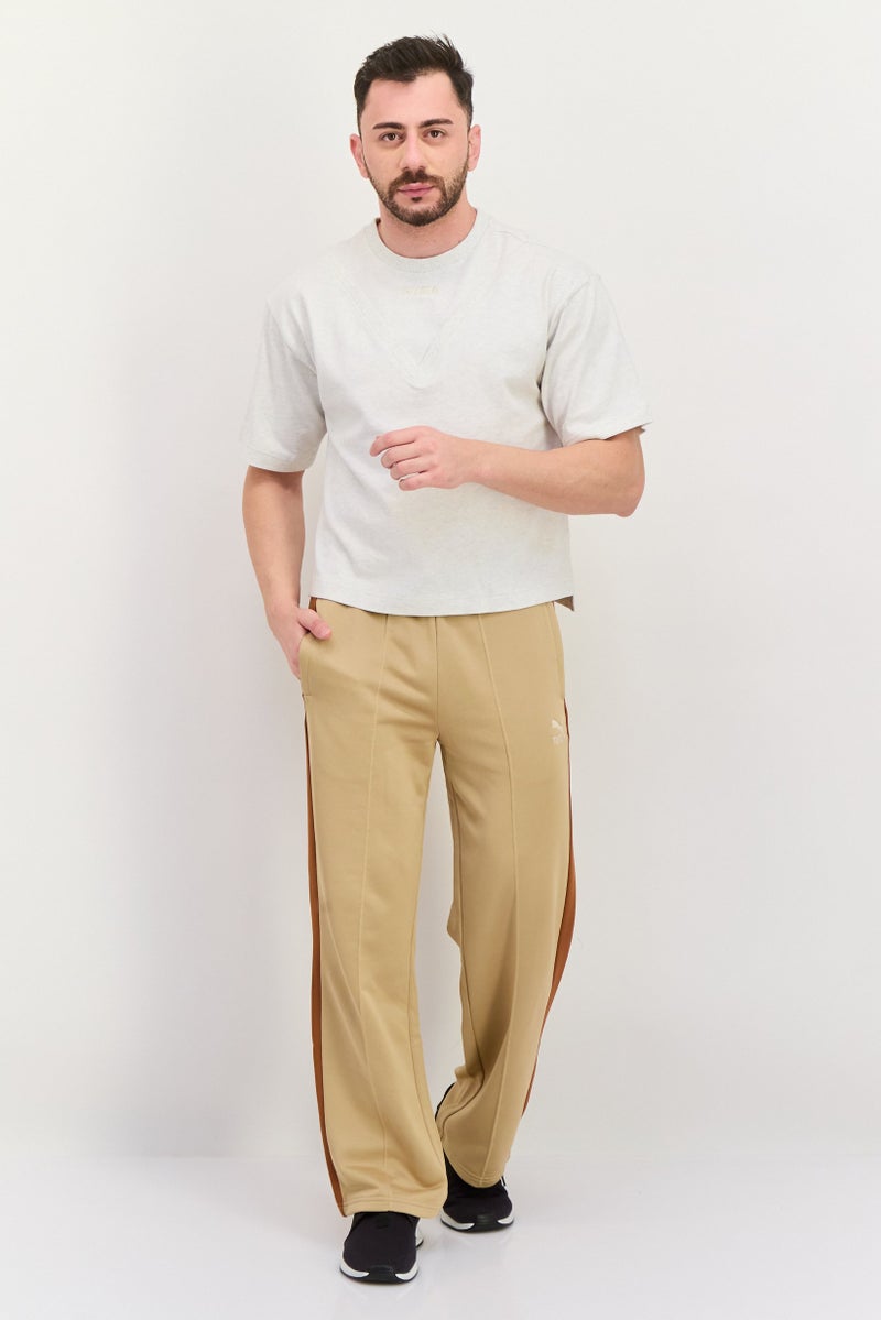 PUMA تي شيرت رجالي بأكمام قصيرة ومقاس مريح، رمادي فاتح - Image 4