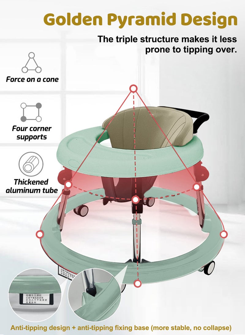 Kidle Multi Function Folding Rollover Prevention Baby Walker - Image 5
