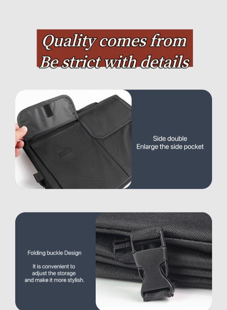 Car Trunk Organizer, Foldable Car Storage Organizer, Car Tidy, Multi Compartment Trunk Storage Organizer for Tools，SUV,Truck,Van -Your Space Saving Expert - Image 4