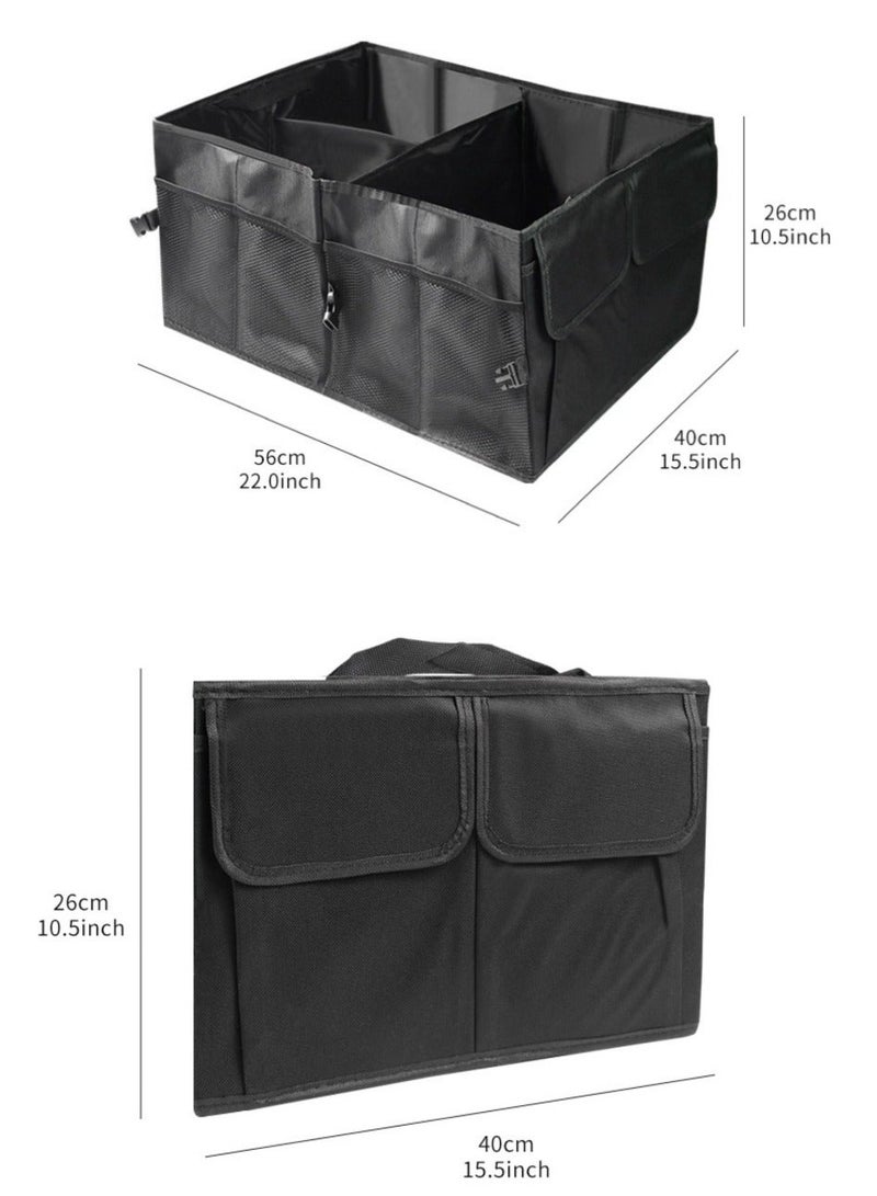 Car Trunk Organizer, Foldable Car Storage Organizer, Car Tidy, Multi Compartment Trunk Storage Organizer for Tools，SUV,Truck,Van -Your Space Saving Expert - Image 2