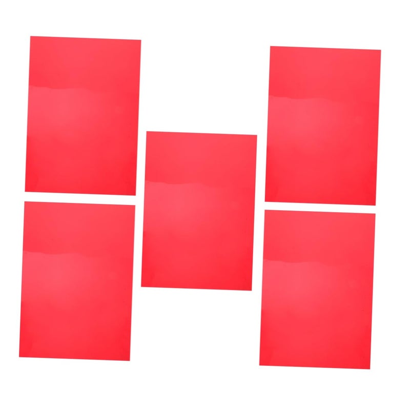 Color Correction Light Filter Film 5 Sheets Transparent Gels for Photography Creative Lighting Design - Image 2