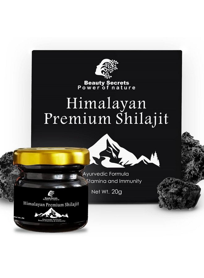 Beauty Secrets Pure Himalayan Shilajit Original (Shilajeet Resin) for Men & Women | Boosts Strength, Performance, Immunity, Focus & Metabolism | Purified and Filtered Silajit 20 Gms - Image 1
