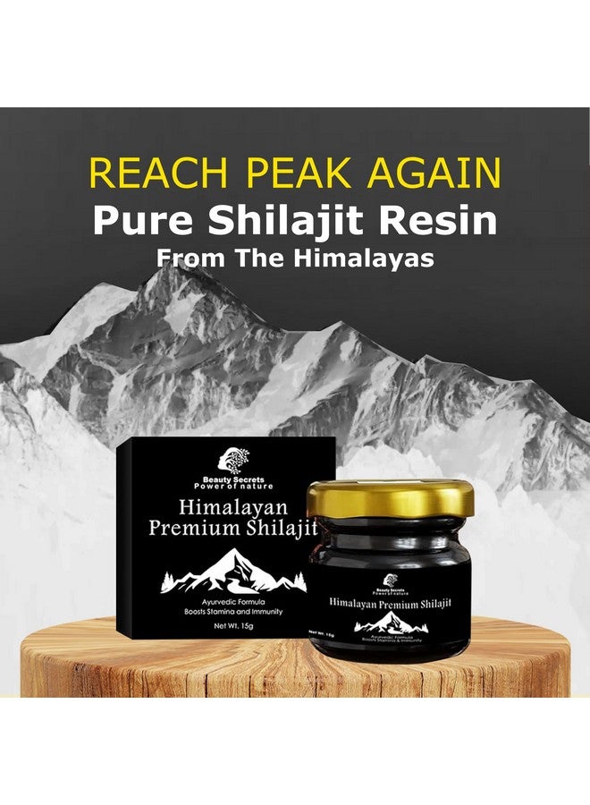 Beauty Secrets Pure Himalayan Shilajit Original (Shilajeet Resin) for Men & Women | Boosts Strength, Performance, Immunity, Focus & Metabolism | Purified and Filtered Silajit 20 Gms - Image 2