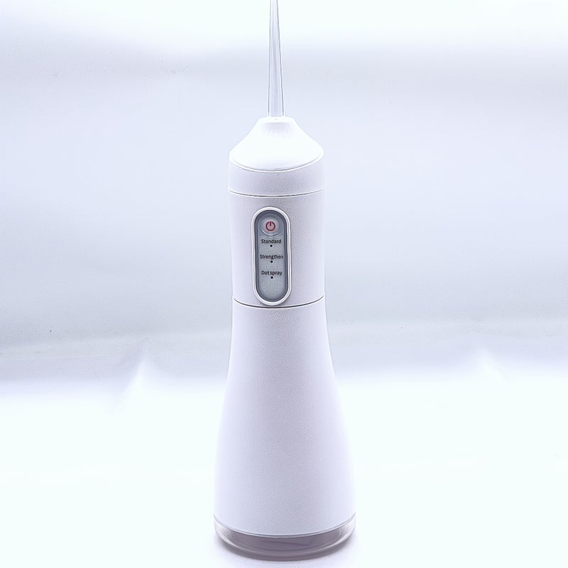 Onlyone Rechargeable Cordless Water Flosser White with Adjustable Pressure Dental Oral Irrigator for Home Travel - Image 1