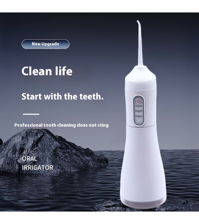 Onlyone Rechargeable Cordless Water Flosser White with Adjustable Pressure Dental Oral Irrigator for Home Travel - Image 3