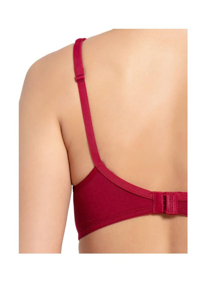 JOCKEY - Jockey 1722 Women Wire free Non Padded Super Combed Cotton Elastane Stretch Medium Coverage Everyday Bra with Concealed Shaper Panel and Adjustable Straps - Image 1
