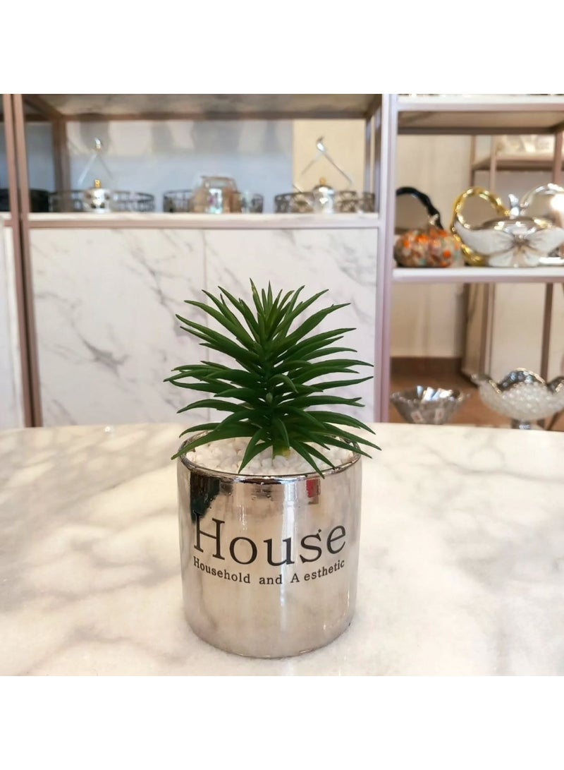Add a touch of vibrancy and modern beauty to your home or office decor with this elegant vase. - Image 3