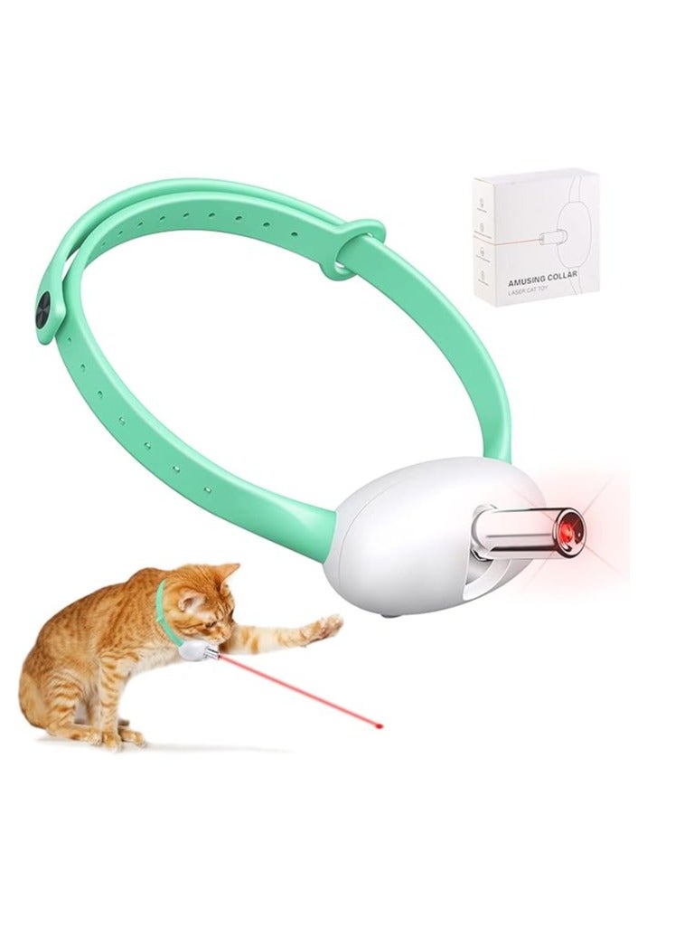 Interactive Cat Toy for Indoor Cats with Light Smart Electric Collar Adjustable Size  Recle Cat Exercise Toy smart cat toy collar - Image 1