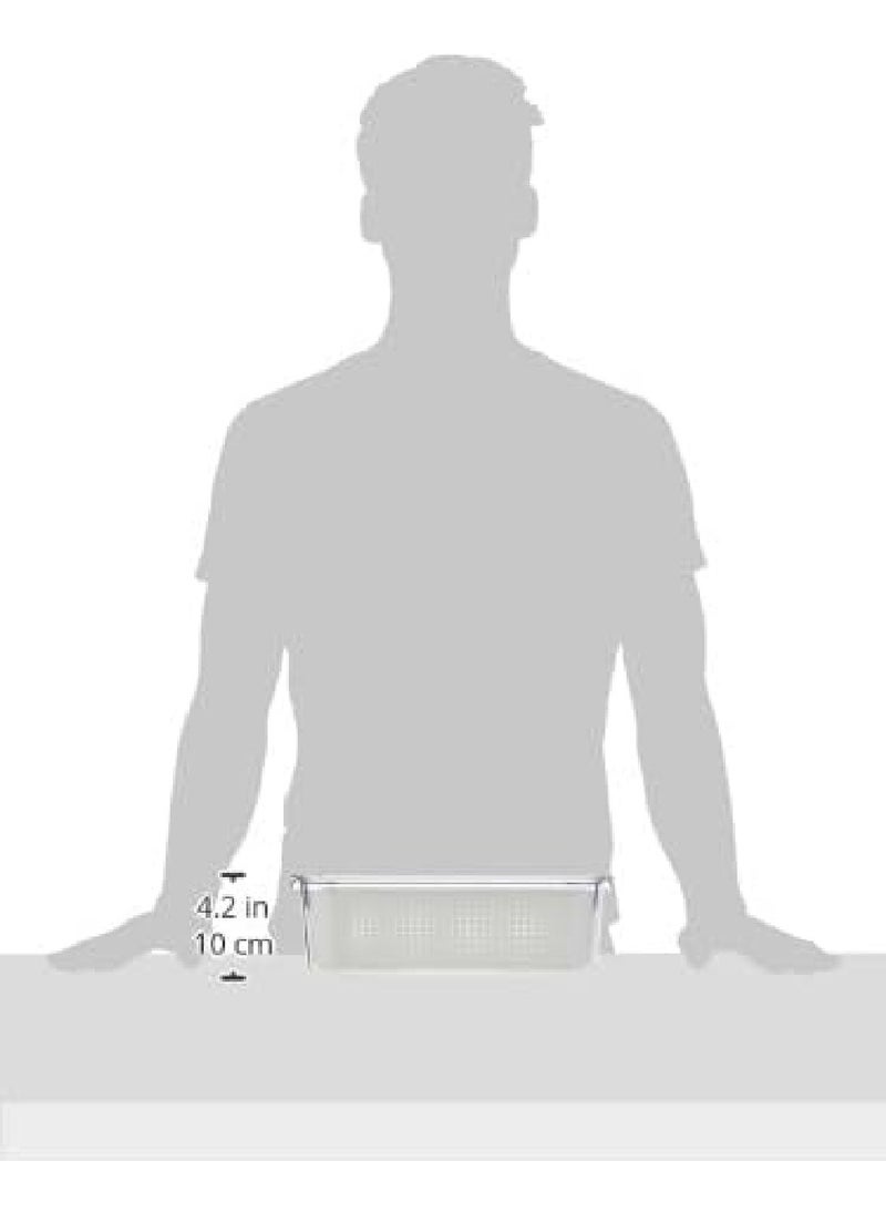 Homesmiths Fridge Organizer Clear with Inner Basket White - Image 5