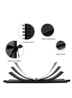 Arabest DIY Hardcover Scrapbook Black Kraft Paper  - Image 2