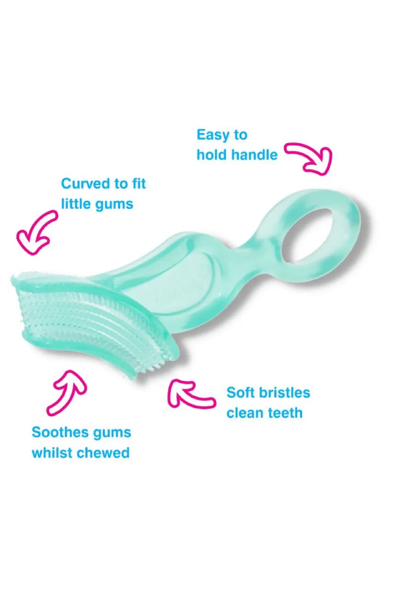 Brush-Baby Chewable Baby Toothbrush | Medical Grade Silicone | BPA Free | Teething Relief | 10–36 Months - Image 4