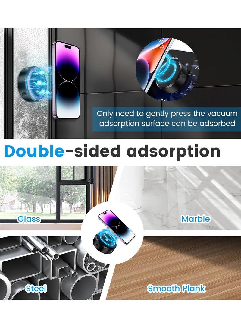 بيوينتي حامل الهاتف بكوب شفط الهاتف للسيارة حامل الهاتف اللوحي القابل للتدوير 360 درجة حامل الهاتف العالمي على الزجاج الأمامي - Image 3