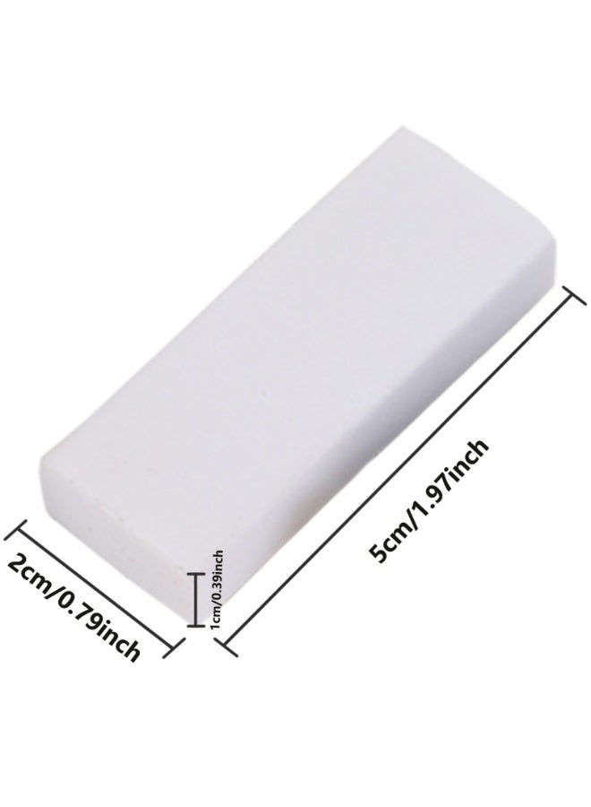 30 Pack Pencil Rubber Erasers, Large White Erasers Classroom Set for Kids Teachers as School and Office Supplies, Art Erasers for Drawing - Image 2