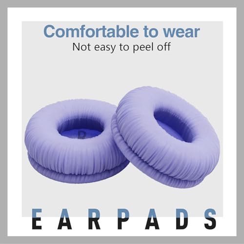 XANAD Replacement Ear Pads Cushions Compatible with JBL Tune 510BT 520BT 570BT 660NC JBL Live 460NC 670NC JR310BT JR300BT Sony MDRZX110 and More Headphones EarPads Purple - Image 3