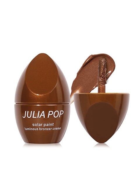 Solar Paint Luminous Bronzer Creme, Natural Matte Waterproof Long Lasting Face Contour Illuminator Makeup, Smooth Face Contouring Highlighter Liquid Stick