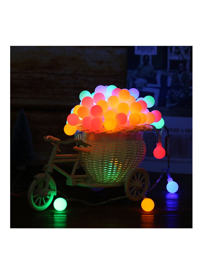 شريط إضاءة مكون من 80 مصباح LED أسطواني الشكل مع جهاز للتحكم عن بعد متعدد الألوان 10متر - Image 2