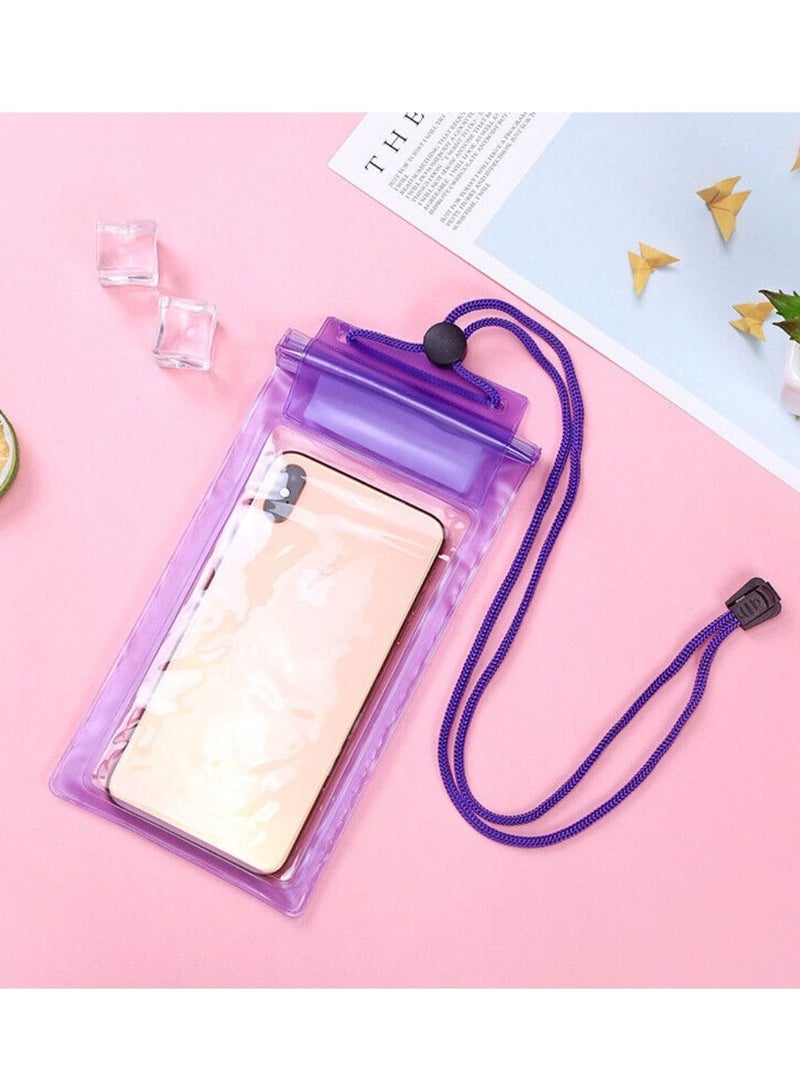 Digi Core حقيبة هاتف مقاومة للماء عالمية في الهواء الطلق، حافظة هاتف مقاومة للماء لهواتف iPhone وSamsung وهواتف Android IPX8 للهاتف المحمول حقيبة جافة على الشاطئ وأساسيات سفينة الرحلات البحرية مع حبل - Image 1