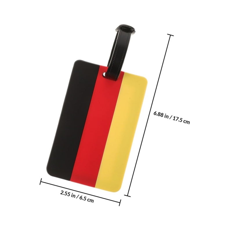 German Flag 3D Luggage Tag Protector Suitcase Marker Travel ID for Boarding Work - Image 3