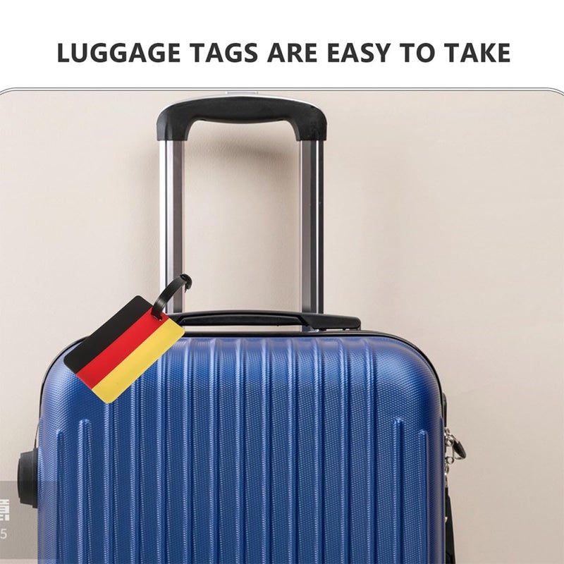 German Flag 3D Luggage Tag Protector Suitcase Marker Travel ID for Boarding Work - Image 4