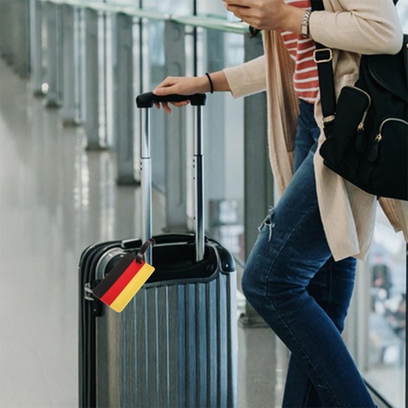German Flag 3D Luggage Tag Protector Suitcase Marker Travel ID for Boarding Work - Image 5