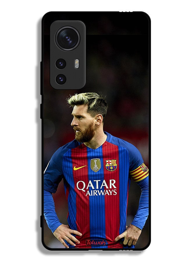 Tolwak Xiaomi 12X Protective Case Cover Messi Barcelona - Image 2