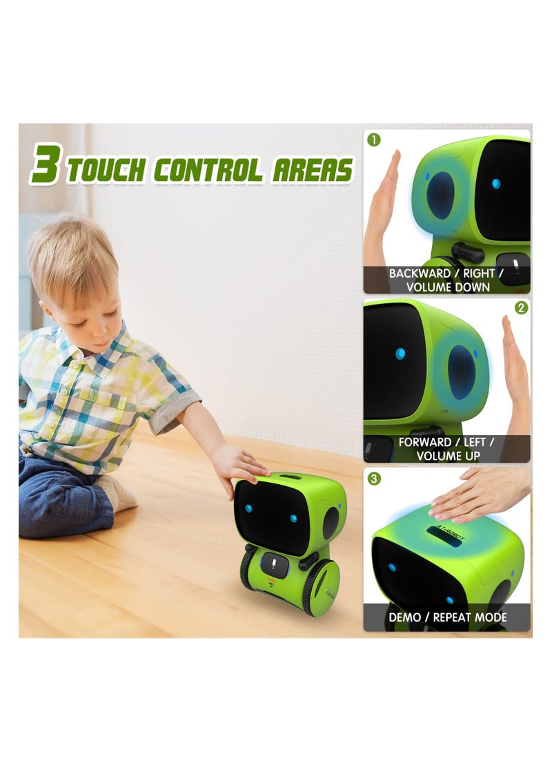 Excefore Kids Smart Robot Toys, Children Interactive Intelligent Robot Toys, with Voice Controlled Touch Sensor, Singing, Dancing, Recording, Repeat, Birthday, Gifts for Boys and Girls Ages 3-9 Years  - Image 3