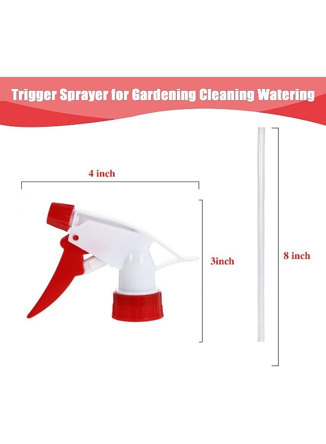 Biella 2Pcs Pvc Spray Bottle Nozzle. Spraying Bottle Replacement Part Leak Proof Mist Water Bottle Spray Nozzle. Adjustable Head Sprayer For Chemical Cleaning Solutions.  - Image 2