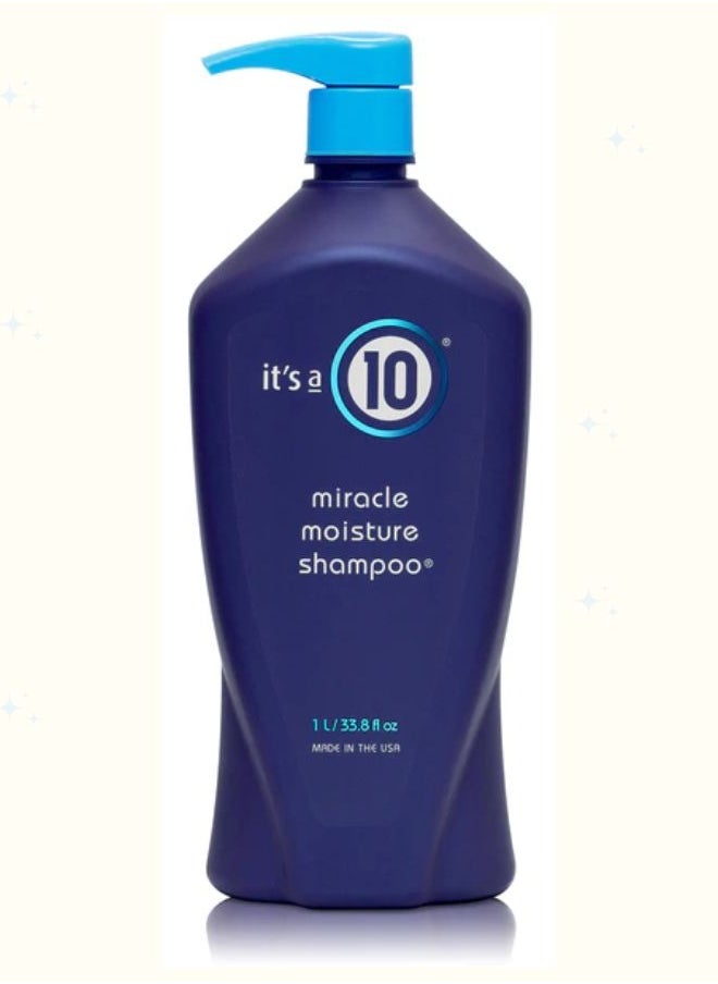 It's a 10 Miracle Moisture Shampoo, 33.8 fl. Oz, Hair care regime, Intensely Moisturizing, Healthy Shiny Hair, Bounce and Body  - Image 1