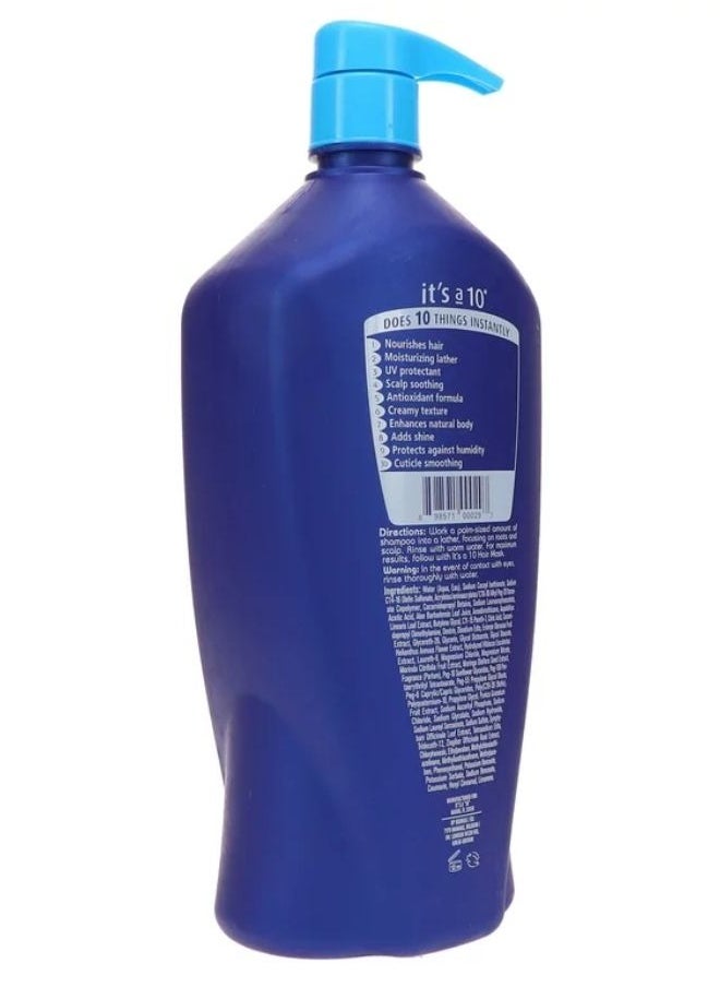 It's a 10 Miracle Moisture Shampoo, 33.8 fl. Oz, Hair care regime, Intensely Moisturizing, Healthy Shiny Hair, Bounce and Body  - Image 3