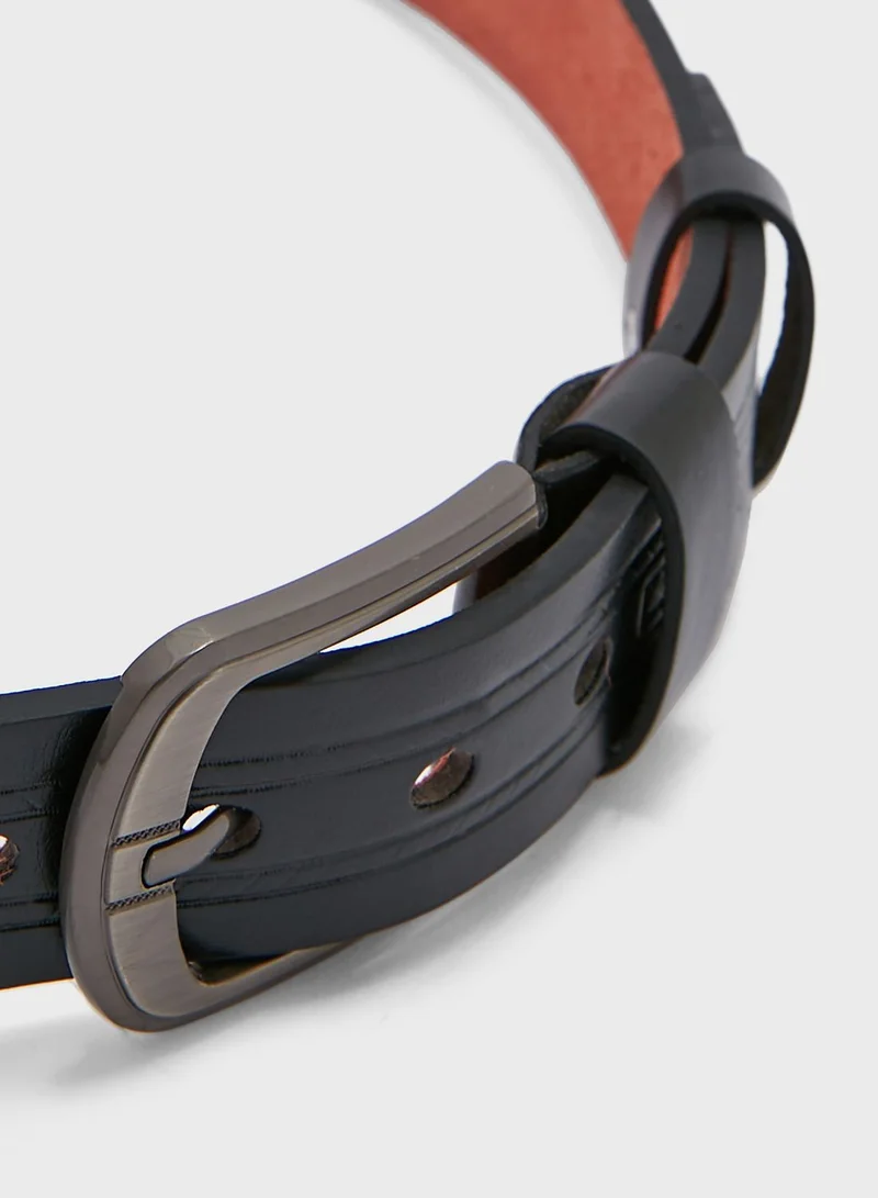Seventy Five Casual Embossed Belt