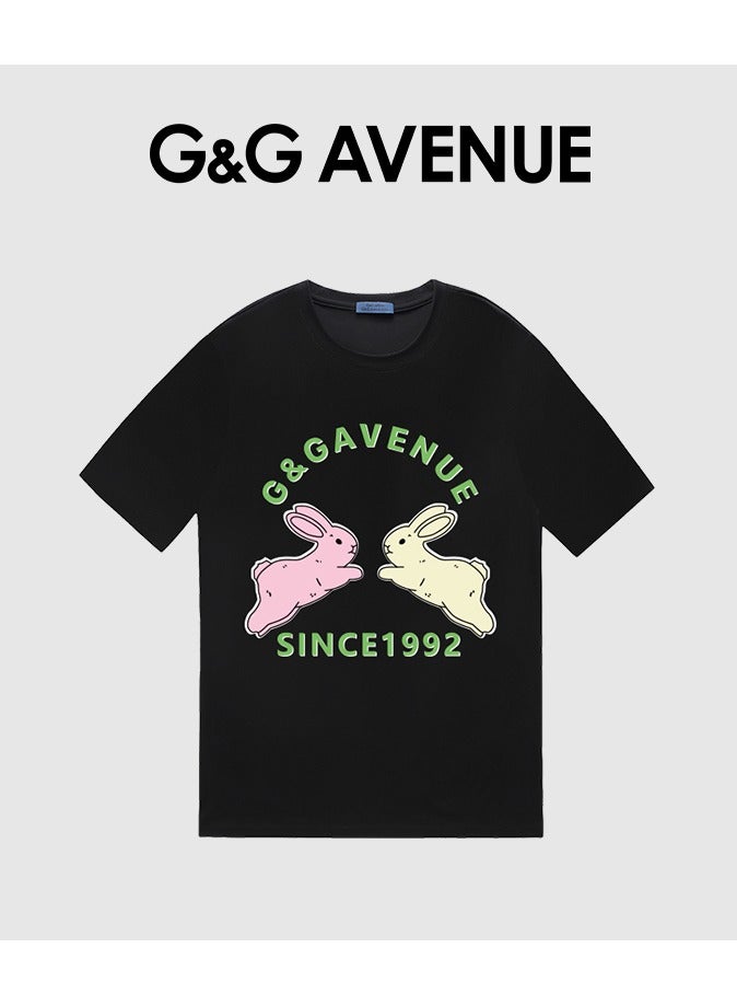 G&G AVENUE Happy Easter Shirts for men Easter Bunny Rabbit Tees Letter Printed Graphic Short Sleeve Egg Holiday Tops - Image 1