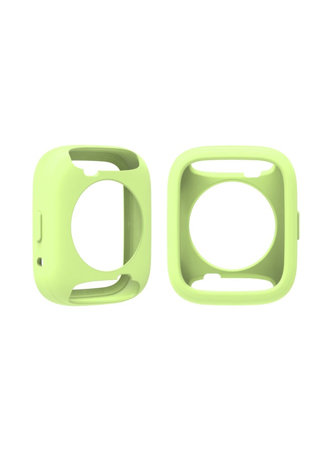 Loquat Droplet For Redmi Watch3 Youth Edition Monochrome Silicone Protective Case Sports Casual Protective Case-Color:Mint  - Image 1