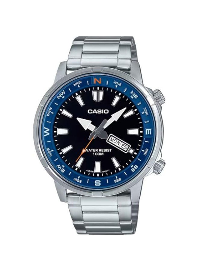 CASIO Stainless Steel Analog Wrist Watch  MTD-130D-1A2VDF - Image 1