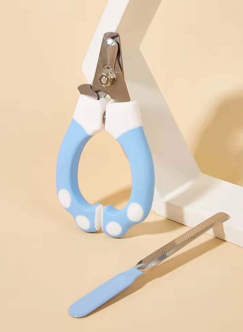 Stainless Steel Professional Tool Nail Clipper Cutter with Nail File for Dog and Cat - Image 2