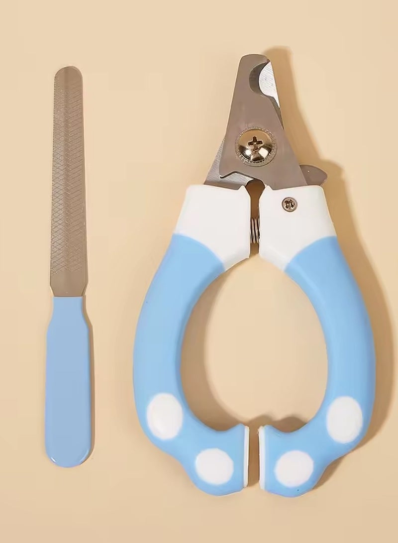 Stainless Steel Professional Tool Nail Clipper Cutter with Nail File for Dog and Cat - Image 3