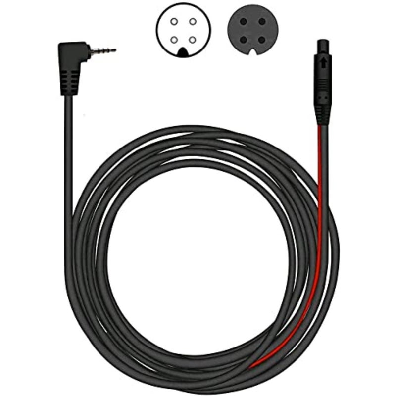 33Feet rear camera replacement cable for small cars: durable black PVC material, flexible installation, extended length for easy routing - Image 5