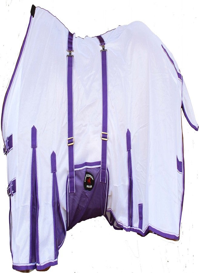 ملاءة شبكية خفيفة الوزن للخيول مقاس 68 بوصة، مناسبة لفصلي الصيف والربيع، تسمح بمرور الهواء (رقم الموديل: 73434)