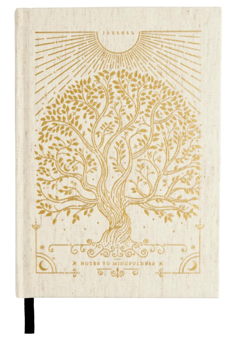 Intelligent Change Notes to Mindfulness Daily Journal for Women With Prompts to Write In, Illustrated Gratitude Journal, Undated Guided Journal, Hardbound Wellness Journal - Intelligent Change x Chelsea Kauai (Linen)  - Image 1