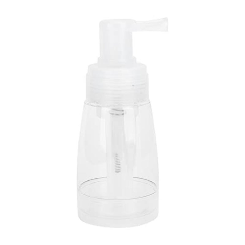 Powder Puff Bottle Puffer Bottle 180ml Hair Powder Spray Transparent Refillable Plastic for Body and Hair Styling Convenient Pump Spray for Talcum and D - Image 4