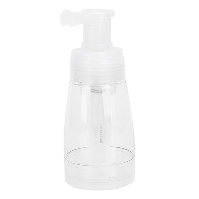 Powder Puff Bottle Puffer Bottle 180ml Hair Powder Spray Transparent Refillable Plastic for Body and Hair Styling Convenient Pump Spray for Talcum and D - Image 3